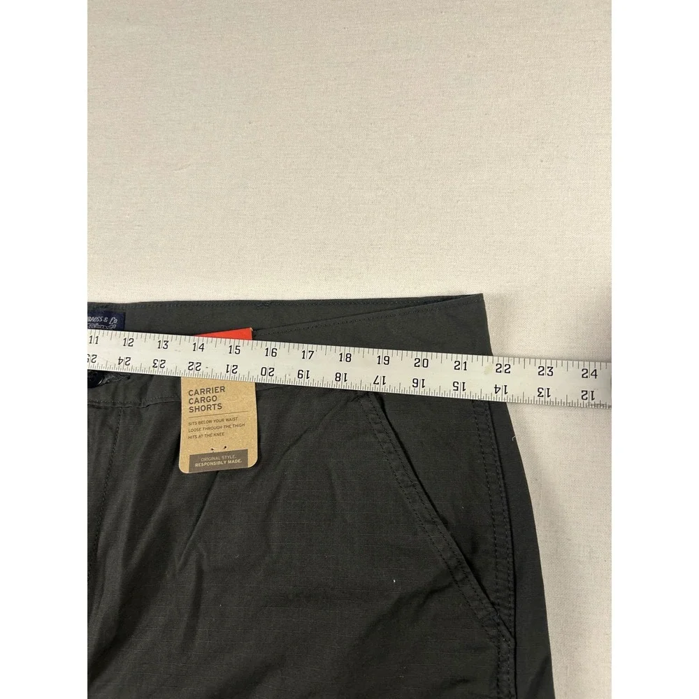 Levis Carrier Cargo Shorts Mens 42 Charcoal Grey Ripstop 232510060 NWT